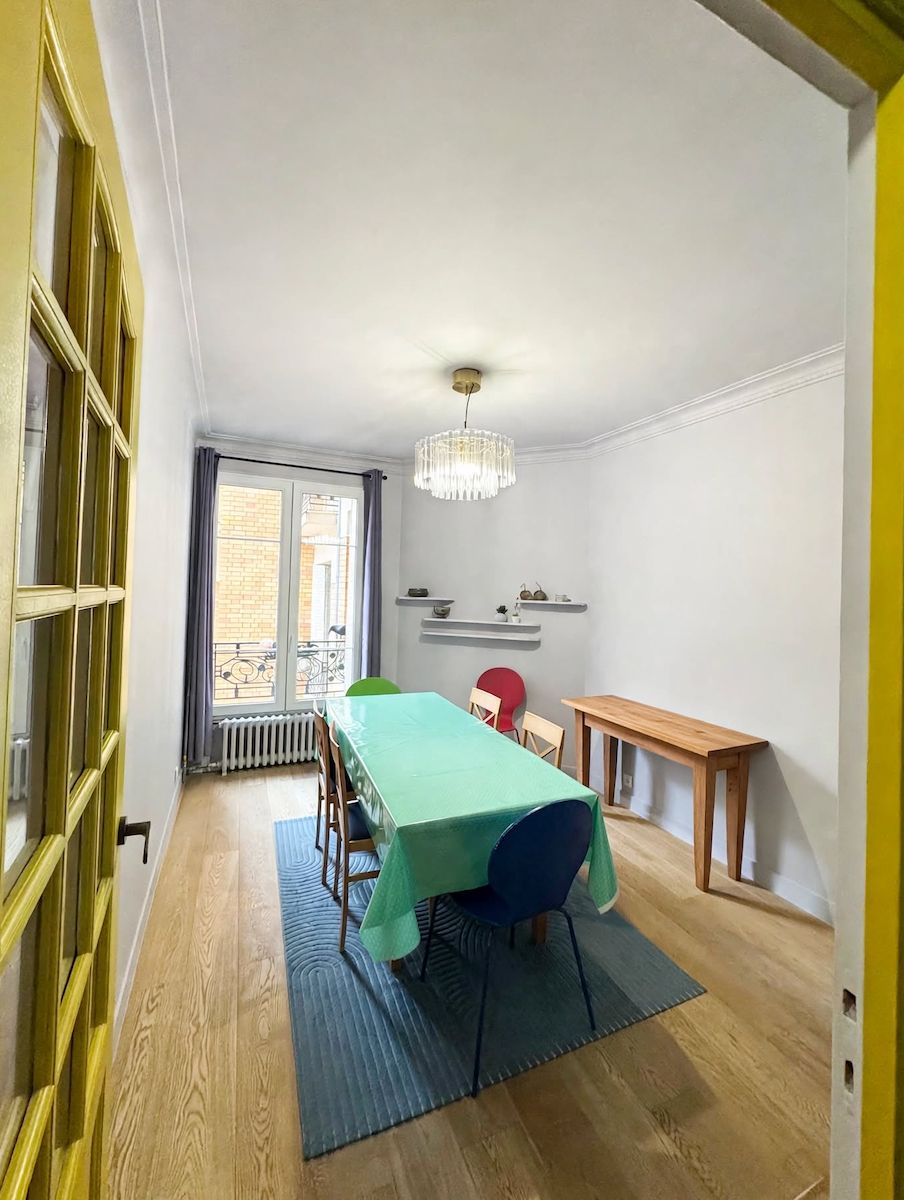 Salle à manger rénovée